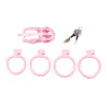 CockLock Cage de chasteté Netty XL 10 x 4cm Rose